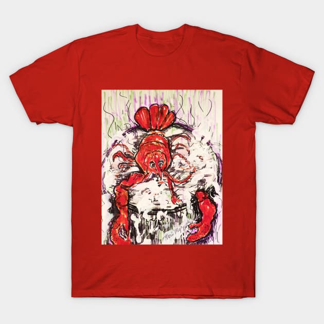 Larry the Lobster T-Shirt by TheArtQueenOfMichigan 